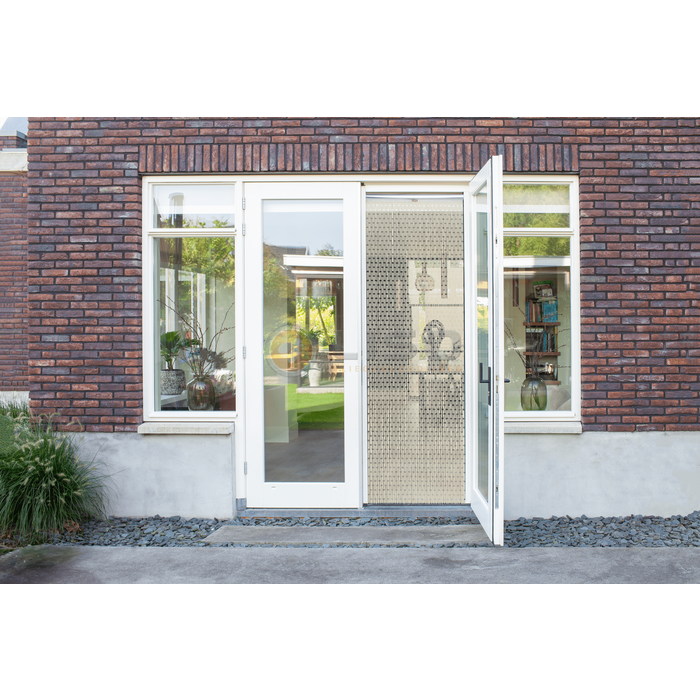 Liso ® Vliegengordijn Liso ® Hulzengordijn LISO 0003 Crème | Kant en Klaar 92 x 209 cm