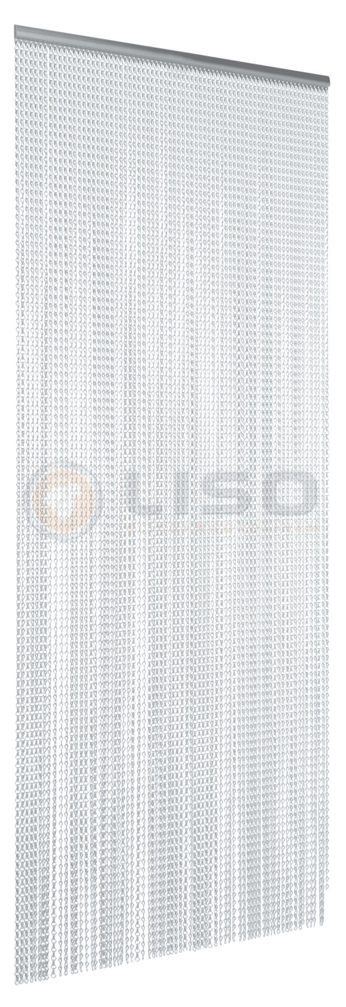 Liso® Aluminium kettinggordijn Kettinggordijn Zilver Liso® Aluminium Vliegengordijn | Op maat gemaakt