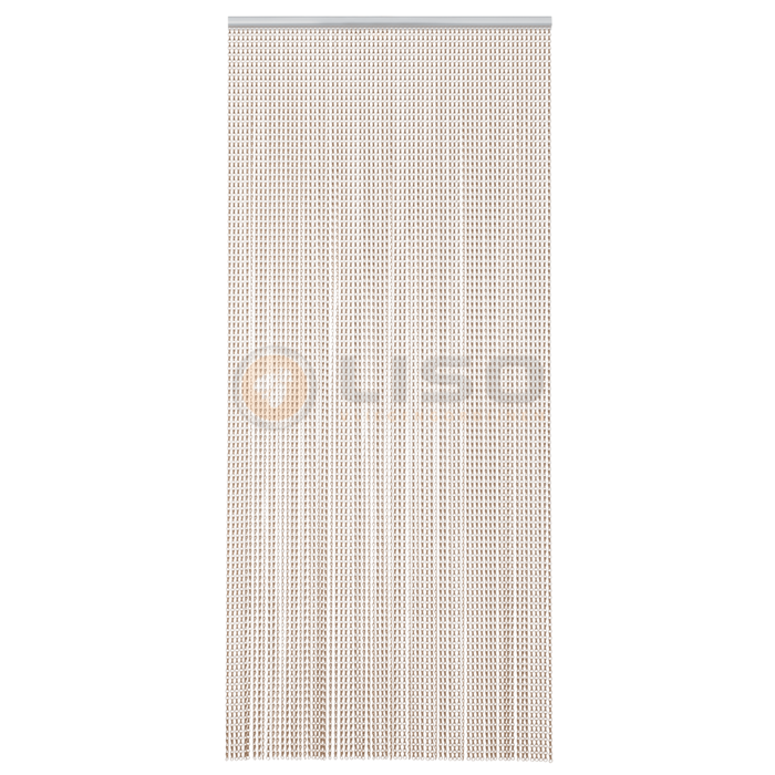 Liso® Aluminium kettinggordijn Kettinggordijn Bruin/brons Liso® Aluminium Vliegengordijn | Op maat gemaakt