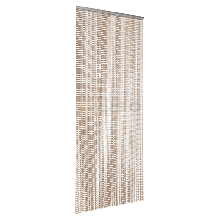 Liso® Aluminium kettinggordijn Kettinggordijn Bruin/brons Liso® Aluminium Vliegengordijn | Op maat gemaakt