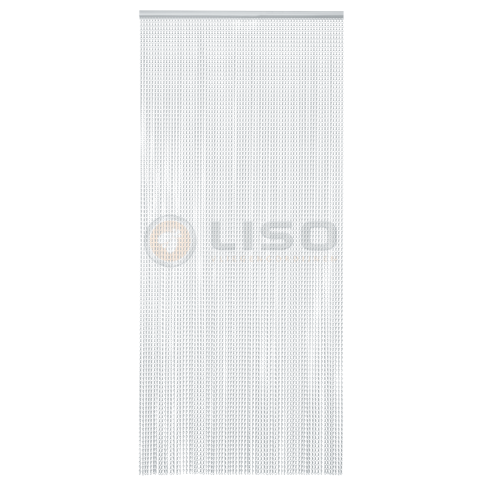 Liso® Aluminium kettinggordijn Aluminium Kettinggordijn Zilver Satin – Liso® Vliegengordijn | Op maat gemaakt