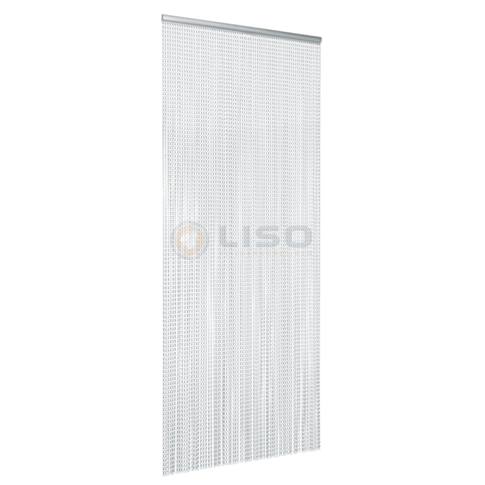 Liso® Aluminium kettinggordijn Aluminium Kettinggordijn Zilver Satin – Liso® Vliegengordijn | Op maat gemaakt