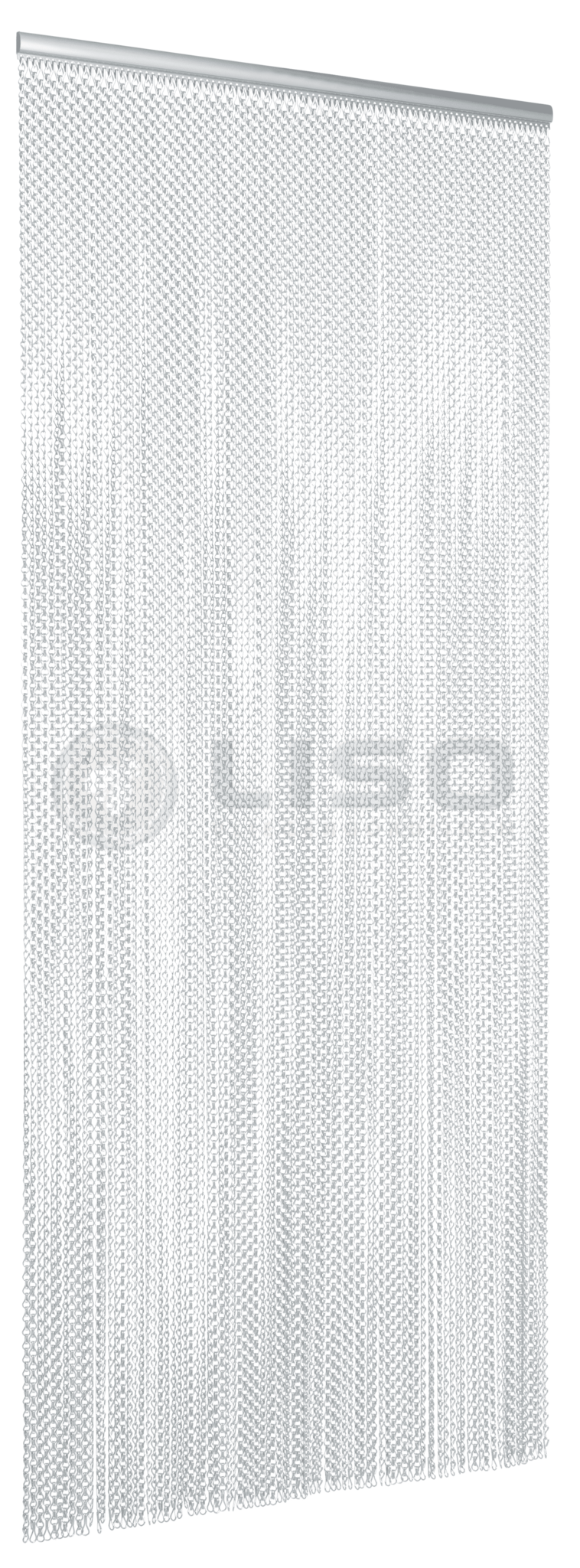 Liso® Aluminium kettinggordijn Extra dicht Kettinggordijn Zilver Liso® Aluminium Vliegengordijn | Op maat gemaakt