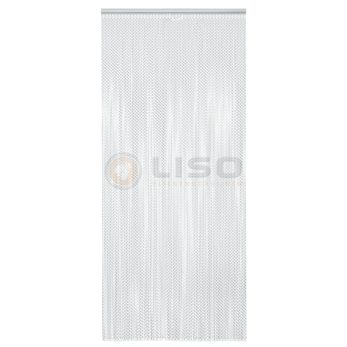Liso® Aluminium kettinggordijn Extra dicht Kettinggordijn Zilver Liso® Aluminium Vliegengordijn | Op maat gemaakt