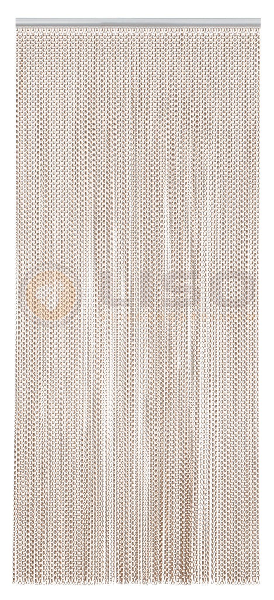 Liso® Aluminium kettinggordijn Aluminium Kettinggordijn Extra Dicht Bruin / Brons – Liso® Vliegengordijn | Op maat gemaakt