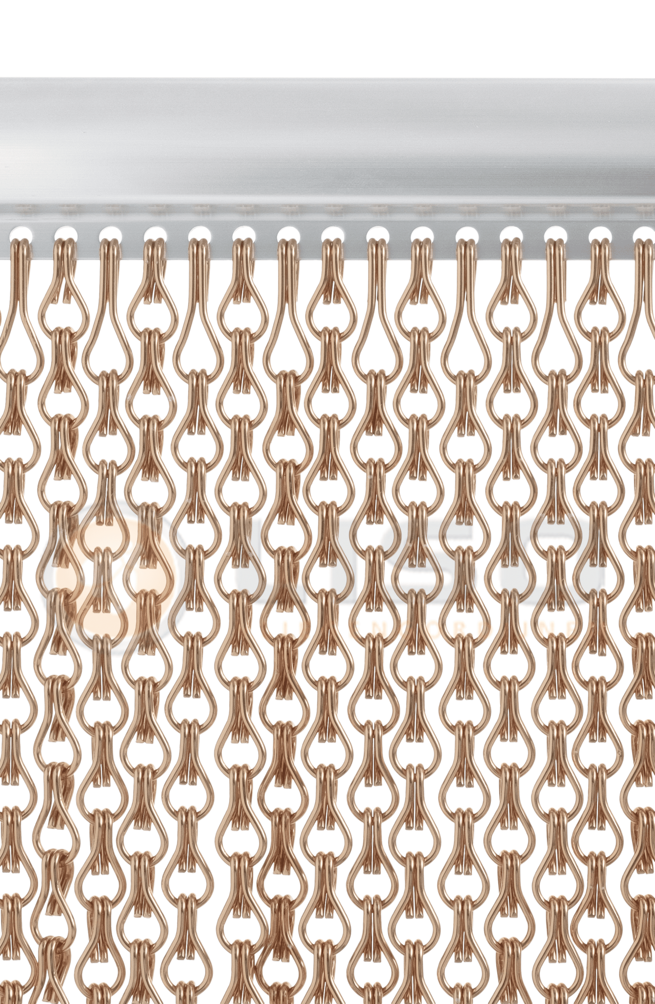 Liso® Aluminium kettinggordijn Aluminium Kettinggordijn Extra Dicht Bruin / Brons – Liso® Vliegengordijn | Op maat gemaakt