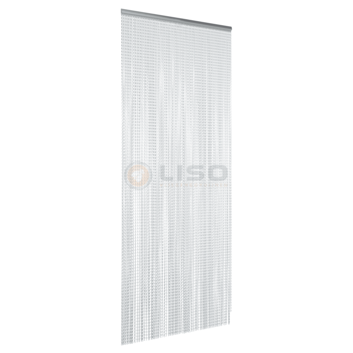 Liso® Aluminium kettinggordijn Kettinggordijn | Vliegengordijn kant en klaar 92x209 cm Zilver
