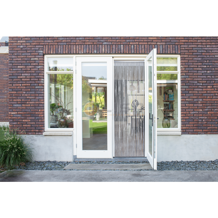 Alaska® Vliegengordijn Alaska® Kunststof Draadgordijn Transparant | Kant en Klaar 95x210 cm
