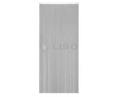 Manacor® Vliegengordijn Helena Manacor® Kunststof Draadgordijn Transparant met Zwart | Kant en Klaar 100x260 cm