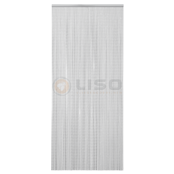 Liso® Aluminium kettinggordijn Kettinggordijn | Vliegengordijn kant en klaar 100 x 260 cm Antraciet/ Grijs