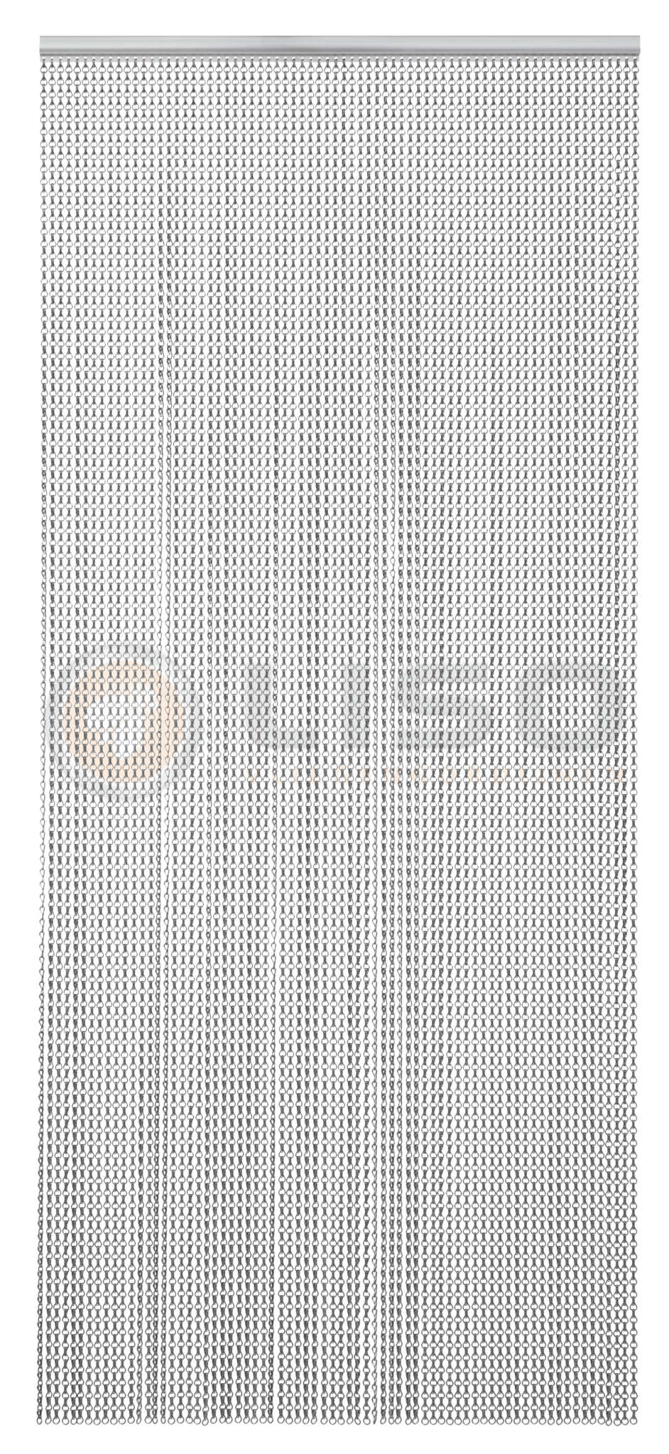 Liso® Aluminium kettinggordijn Kettinggordijn | Vliegengordijn kant en klaar 100 x 260 cm Antraciet/ Grijs