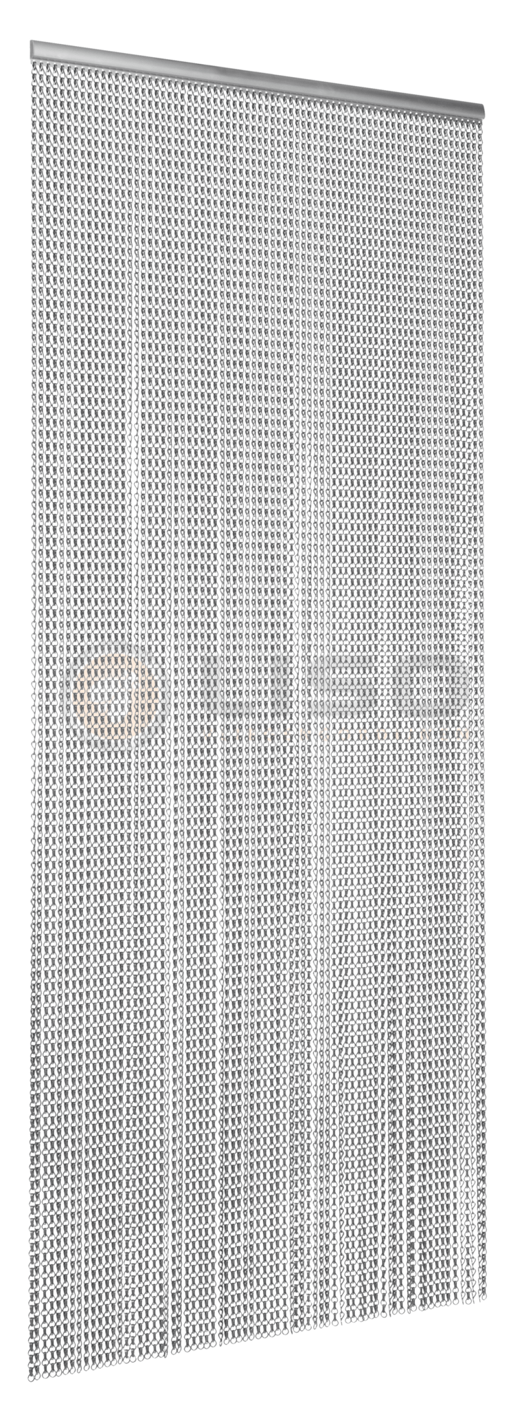 Liso® Aluminium kettinggordijn Kettinggordijn | Vliegengordijn kant en klaar 100 x 260 cm Antraciet/ Grijs
