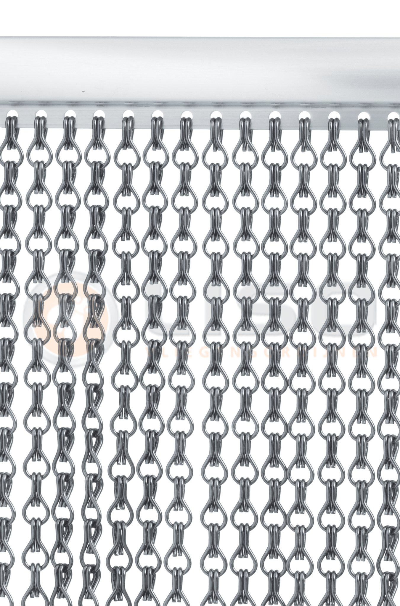 Liso® Aluminium kettinggordijn Kettinggordijn | Vliegengordijn kant en klaar 100 x 260 cm Antraciet/ Grijs