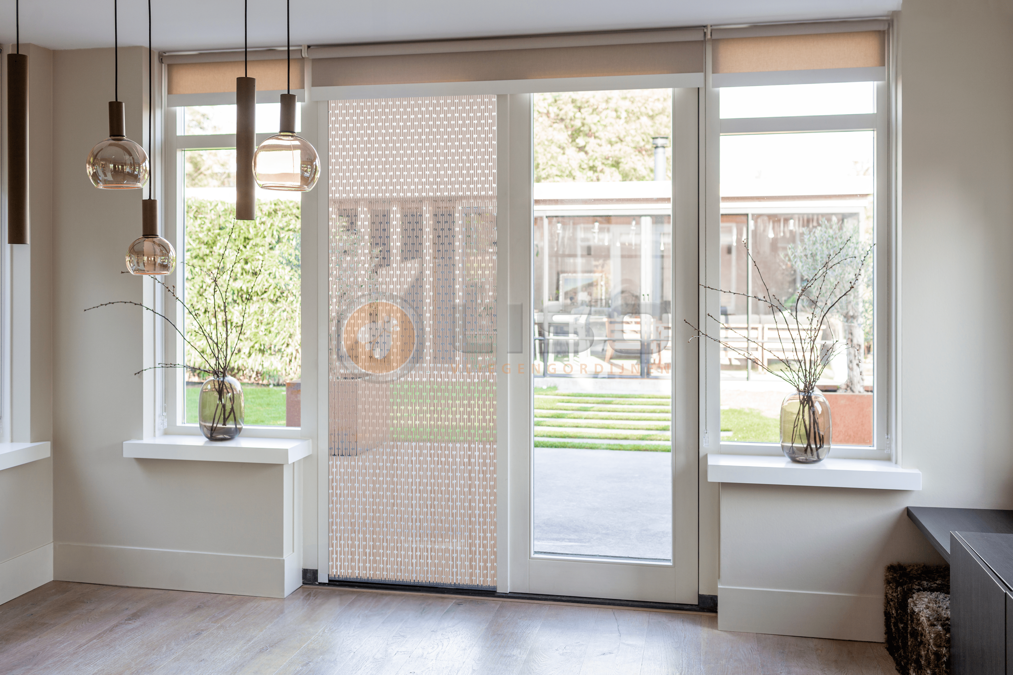 Liso® Vliegengordijn Liso ® Hulzengordijn RAL 1001 Beige Taupe | Kant en Klaar 92 x 209 cm