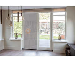 Liso® Aluminium kettinggordijn Aluminium Kettinggordijn Extra Dicht Zwart Liso® | Op maat gemaakt