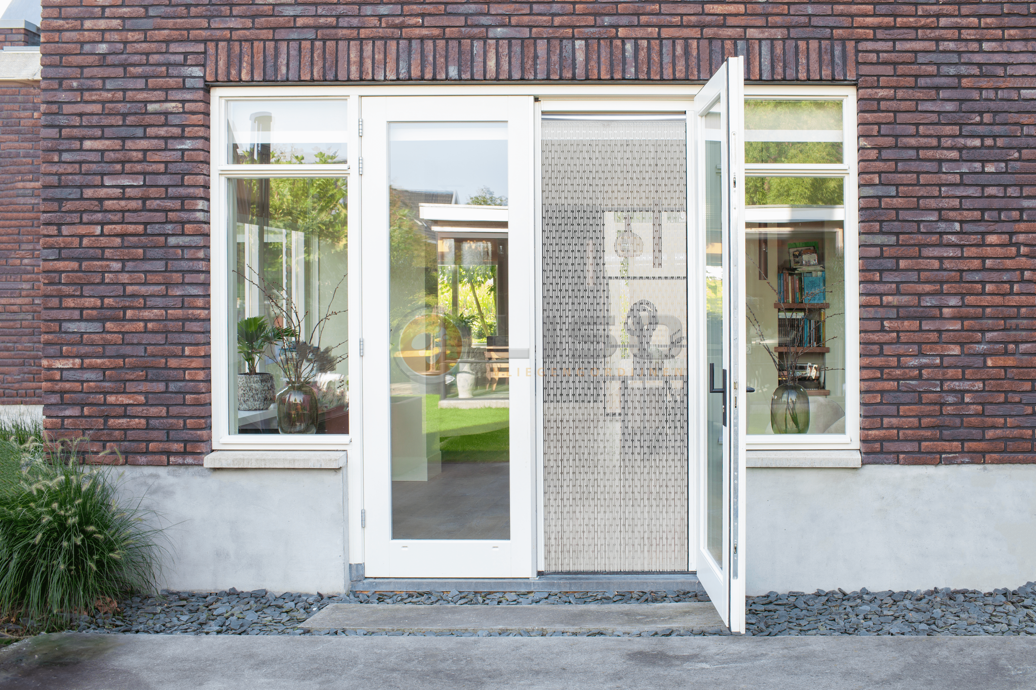 Liso ® Vliegengordijn Liso ® Hulzengordijn LISO 0001 Transparant mat | Op maat gemaakt