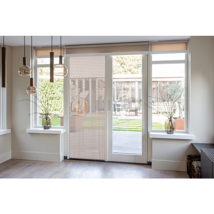 Liso ® Vliegengordijn Liso ® Hulzengordijn RAL 1001 Beige Taupe | Op maat gemaakt