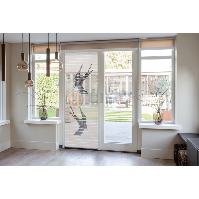Liso ® 012 Vliegengordijn met Zwaluwen - kant en klaar 92 x 209