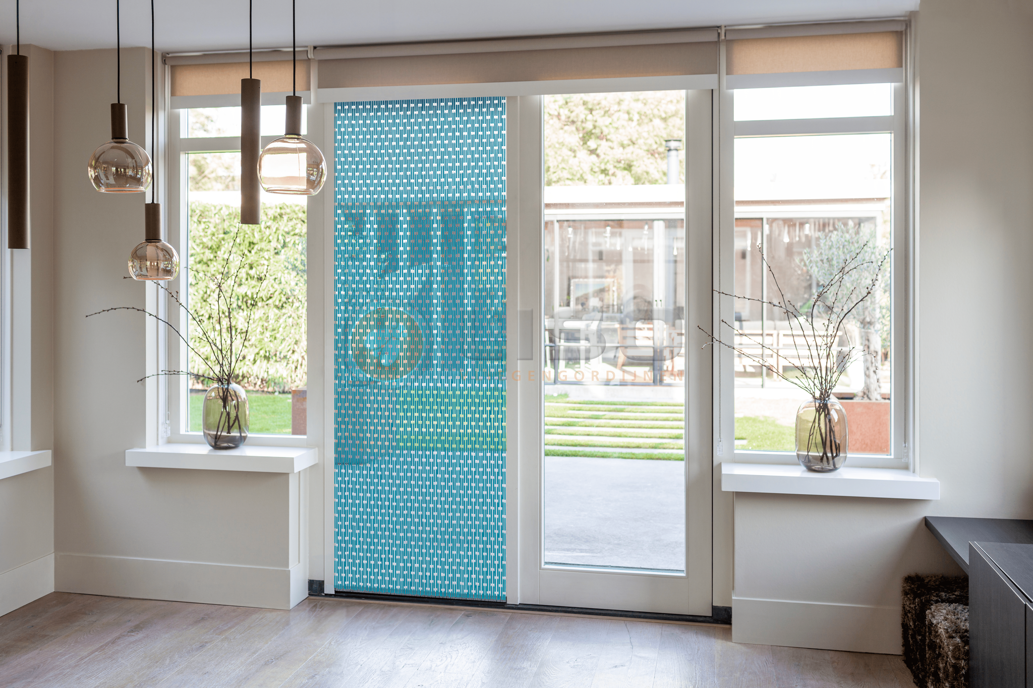 Liso ® Vliegengordijn Liso ® Hulzengordijn RAL 5021 Waterblauw | Doe-het-zelf pakket