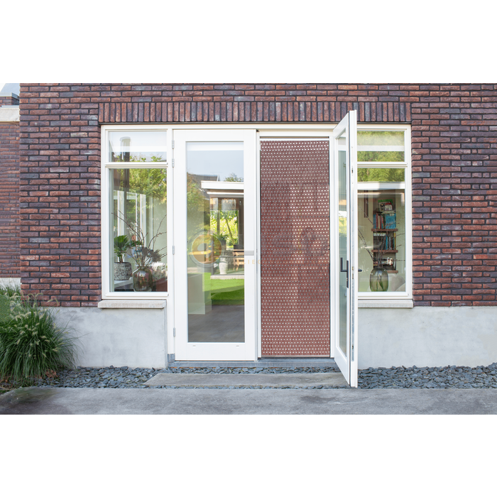 Liso ® Vliegengordijn Liso ® Hulzengordijn RAL 8002 Signaalbruin | Op maat gemaakt