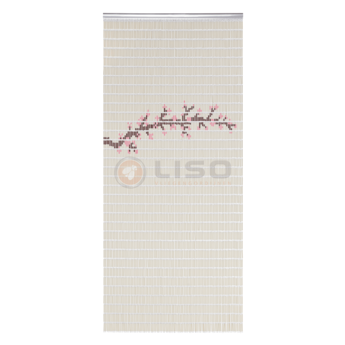 Liso ® 127 Vliegengordijn met Sakura - kant en klaar 92 x 209