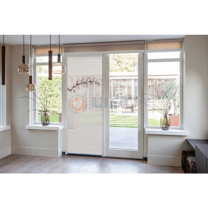 Liso ® 127 Vliegengordijn met Sakura - kant en klaar 92 x 209