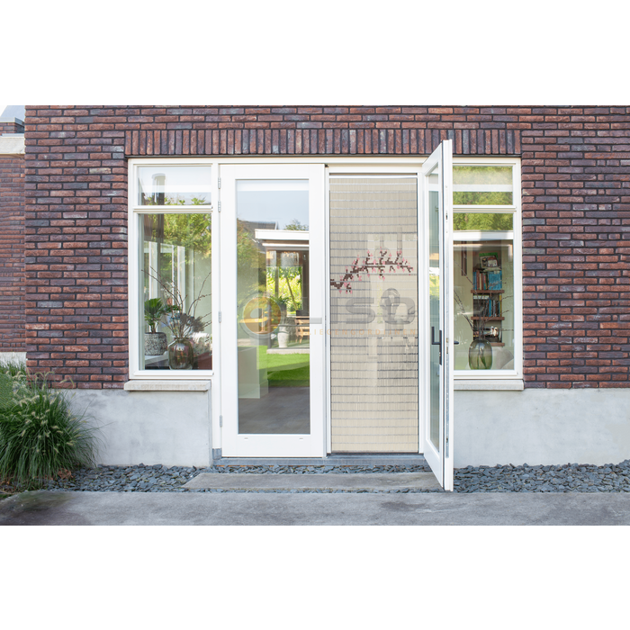 Liso ® 127 Vliegengordijn met Sakura - kant en klaar 92 x 209