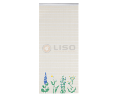 Liso ® 129 Vliegengordijn met Bloemenveld - kant en klaar 92 x 209