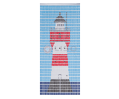 Liso ® 101 Vliegengordijn met Duitse vuurtoren - kant en klaar 92 x 209