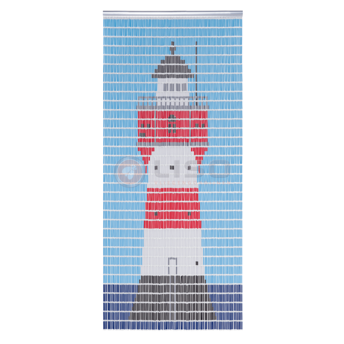 Liso ® 101 Vliegengordijn met Duitse vuurtoren - kant en klaar 92 x 209