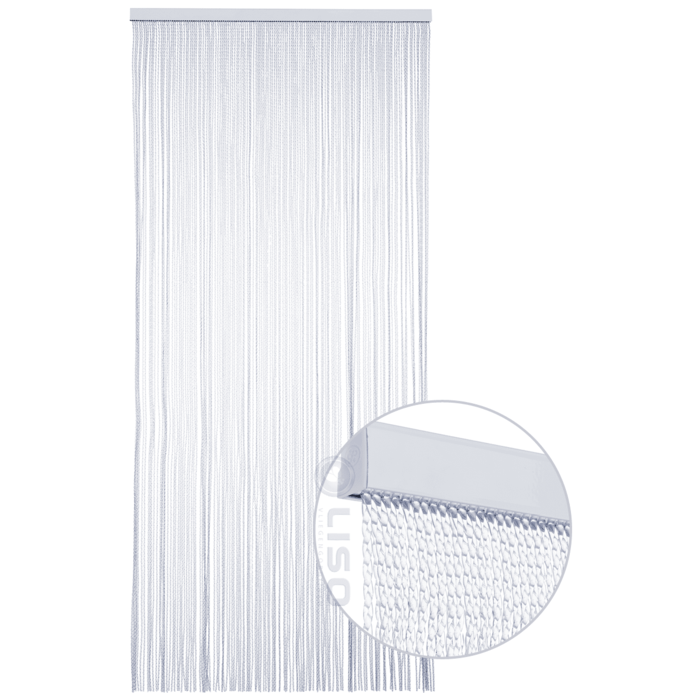 Alaska® VliegengordijnVliegengordijn Alaska® Kunststof Draadgordijn RAL 7040 Grijs – Kant en Klaar Vliegengordijn 100 × 230 cm