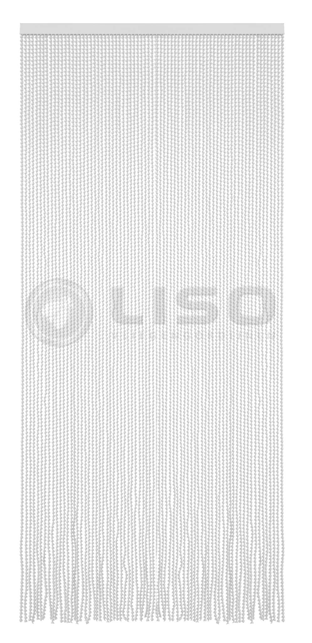 Ibiza® Vliegengordijn Ibiza® Kunststof Draadgordijn Wit met Grijs | Op maat gemaakt