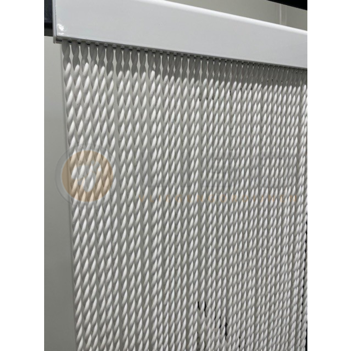 Alaska® Vliegengordijn Alaska® Kunststof Draadgordijn RAL 9003 Signaalwit | Kant en Klaar 95x210 cm