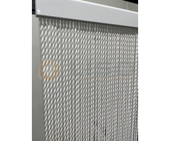 Alaska® Vliegengordijn Alaska® Kunststof Draadgordijn RAL 9003 Signaalwit | Kant en Klaar 100x260 cm