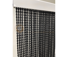 Alaska® Vliegengordijn Alaska® Kunststof Draadgordijn RAL 9005 Gitzwart | Kant en Klaar 95x210 cm