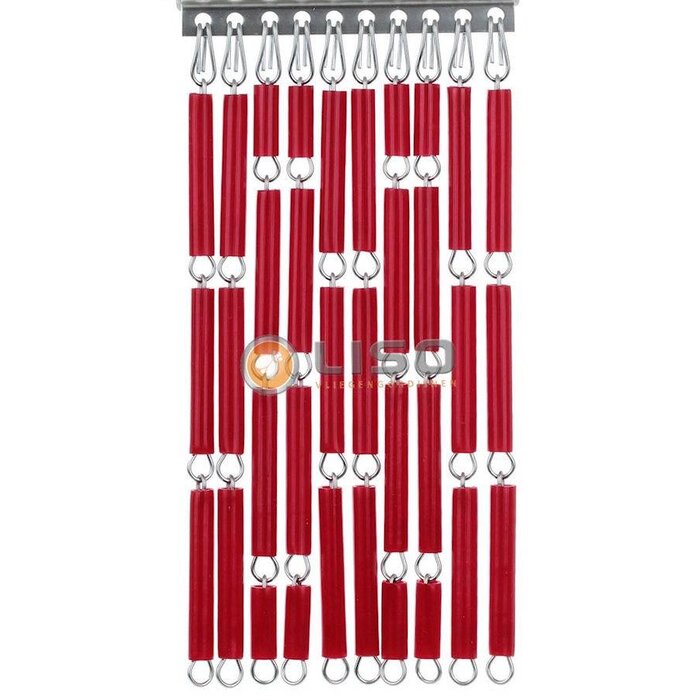 Liso® Vliegengordijn Liso ® Hulzengordijn RAL 3003 Robijnrood | Op maat gemaakt