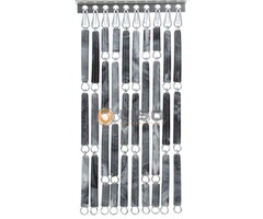Liso® Vliegengordijn Liso ® Hulzengordijn LISO 0019 Grijs gevlamd | Op maat gemaakt