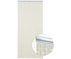 Liso® Vliegengordijn Liso ® Hulzengordijn LISO 0003 Crème | Kant en Klaar 92 x 209 cm