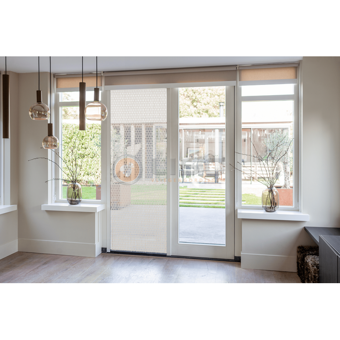 Liso® Vliegengordijn Liso ® Hulzengordijn LISO 0003 Crème | Kant en Klaar 92 x 209 cm