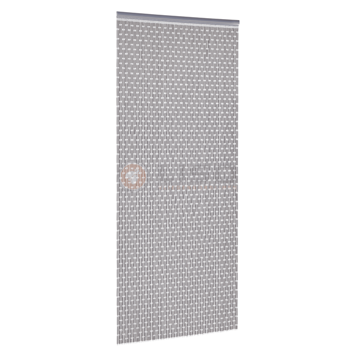 Liso® Vliegengordijn Liso ® Hulzengordijn RAL 7032 Kiezelgrijs | Kant en Klaar 100 x 232 cm