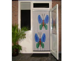 Liso ® Vliegengordijn Liso ® Hulzengordijn met Vlinders | Doe-het-zelf pakket