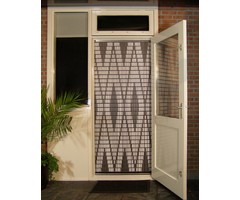 Liso ® Vliegengordijn Liso ® Hulzengordijn met Diagonalen | Doe-het-zelf pakket