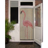 Liso ® Vliegengordijn met Flamingo - Doe-het-zelf pakket | Prijs / m²