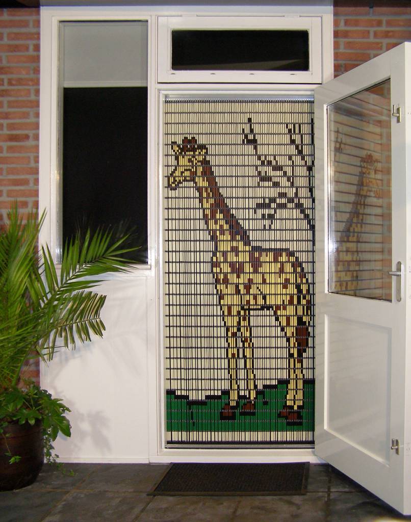 taart Teken een foto Stiptheid Vliegengordijn Giraffe als dhz-pakket | Liso® vliegengordijnen
