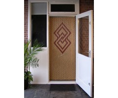 Miami ® Vliegengordijn Miami Woodlook - Connect ✔ Doe-het-zelf pakket - Prijs per m²