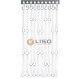 Liso ® Fliegenvorhang Mat Transparent - Do-it-yourself-Paket. Preis pro m²