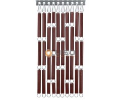 Liso ® Vliegengordijn Liso ® Hulzengordijn RAL 8002 Signaalbruin | Doe-het-zelf pakket