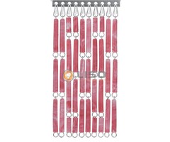 Liso ® Vliegengordijn Liso ® Hulzengordijn LISO 0014 Rood/roze gevlamd | Doe-het-zelf pakket