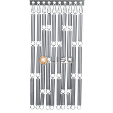 Liso ® Vliegengordijn Zilver - Doe-het-zelf pakket / m2
