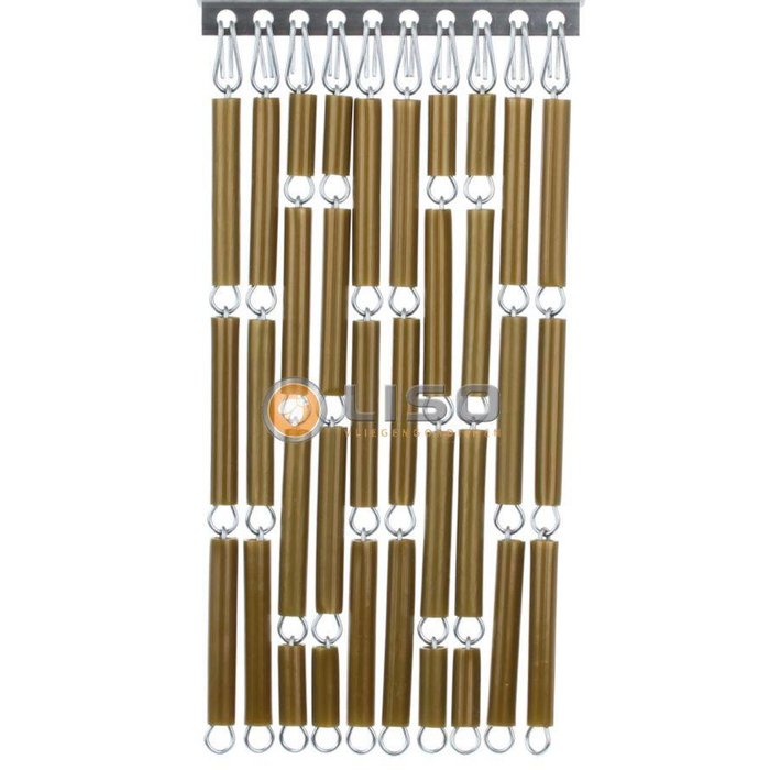 Liso® Vliegengordijn Liso ® Hulzengordijn RAL 1036 Parelmoer Goud | Doe-het-zelf pakket